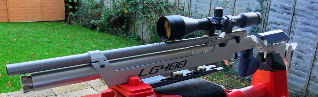 Geoff from England's Walther LG400 Hunter Field Target. Converted by Roger B. 